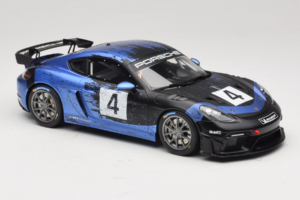 Porsche 718 Cayman GT4 RS Clubsport Svart Blå Otto 1:18 OT469 Resin — bild 4 av 6