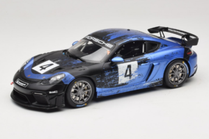 Porsche 718 Cayman GT4 RS Clubsport Svart Blå Otto 1:18 OT469 Resin