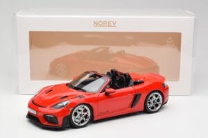Porsche 718 Spyder RS Guards Red Norev 1:18 187271 Metall — bild 8 av 8