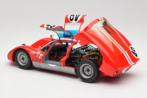 Porsche 906K #49 R. Vogele / J. Siffert 12 Hours of Sebring 1966 Minichamps 1:18 100666149 Metall — bild 5 av 8