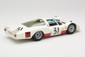 Porsche 906 LH #31 H. Herrmann / H. Linge Porsche System Engineering 24 Hours of Le Mans 1966 Minichamps 1:18 100666131 Metal — bild 3 av 8