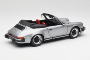 Porsche 911 930 Carrera 3.2 Cabriolet Grå Metallic Minichamps 1:18 100063034 Metall — bild 3 av 8