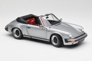 Porsche 911 930 Carrera 3.2 Cabriolet Grå Metallic Minichamps 1:18 100063034 Metall — bild 6 av 8