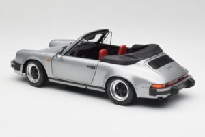 Porsche 911 930 Carrera 3.2 Cabriolet Grå Metallic Minichamps 1:18 100063034 Metall — bild 7 av 8
