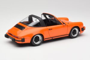 Porsche 911 930 Carrera 3.2 Targa Orange Minichamps 1:18 100063064 Metall — bild 3 av 8