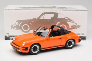 Porsche 911 930 Carrera 3.2 Targa Orange Minichamps 1:18 100063064 Metall — bild 8 av 8