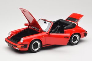 Porsche 911 930 Carrera 3.2 Cabriolet Guards Red Minichamps 1:18 110063030 Metall — bild 2 av 8