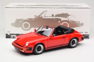 Porsche 911 930 Carrera 3.2 Cabriolet Guards Red Minichamps 1:18 110063030 Metall — bild 8 av 8