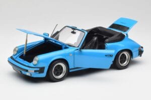 Porsche 911 930 Carrera Cabriolet Blå Minichamps 1:18 100063032 Metall — bild 2 av 8