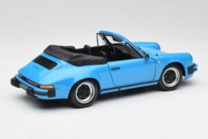 Porsche 911 930 Carrera Cabriolet Blå Minichamps 1:18 100063032 Metall — bild 3 av 8