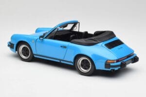 Porsche 911 930 Carrera Cabriolet Blå Minichamps 1:18 100063032 Metall — bild 7 av 8