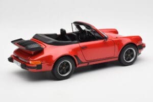 Porsche 911 930 Turbo Cabriolet Röd Norev 1:18 187664 Metall — bild 3 av 8