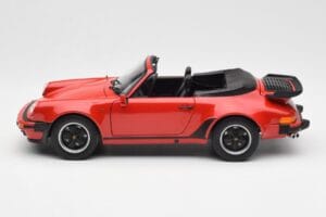 Porsche 911 930 Turbo Cabriolet Röd Norev 1:18 187664 Metall — bild 4 av 8