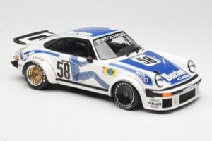 Porsche 911 934 #58 B. Wollek / P. Gurdjian Kremer Racing Winners Group 4 24 Hours of Le Mans 1977 Minichamps 1:18 155776458  — bild 4 av 6
