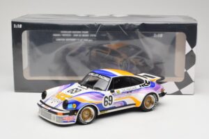 Porsche 911 934 Schiller Racing Team #69 R. Haldi / H. Vetsch 24 Hours of Le Mans 1976 Minichamps 1:18 155766469 Metall — bild 6 av 6
