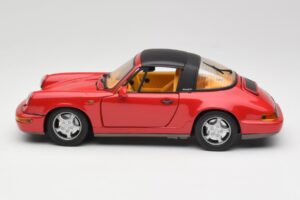 Porsche 911 964 Carrera 2 Targa Röd Anson 1:18 30305-W Metall — bild 4 av 8