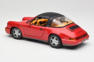 Porsche 911 964 Carrera 2 Targa Röd Anson 1:18 30305-W Metall — bild 7 av 8