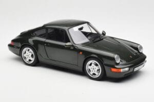 Porsche 911 964 Carrera 4 Grön Metallic Norev 1:18 187321 Metall — bild 6 av 8