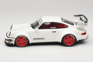 Porsche 911 964 RWB Hoonigan Vit GT Spirit 1:18 GT732 Resin — bild 3 av 6