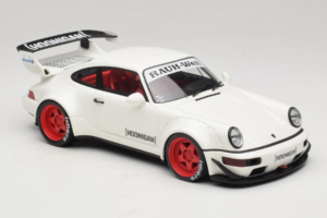 Porsche 911 964 RWB Hoonigan Vit GT Spirit 1:18 GT732 Resin — bild 4 av 6