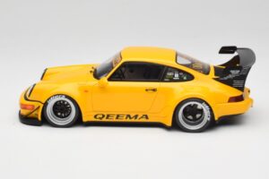 Porsche 911 964 RWB Keema Yellow GT Spirit 1:18 GT492 Resin — bild 3 av 6