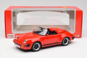 Porsche 911 964 Speedster Röd Maisto 1:18 37800-M2 Metall — bild 8 av 8