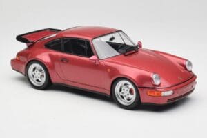 Porsche 911 964 Turbo Röd Minichamps 1:18 155069102 Metall — bild 4 av 6