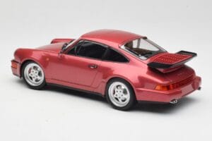 Porsche 911 964 Turbo Röd Minichamps 1:18 155069102 Metall — bild 5 av 6