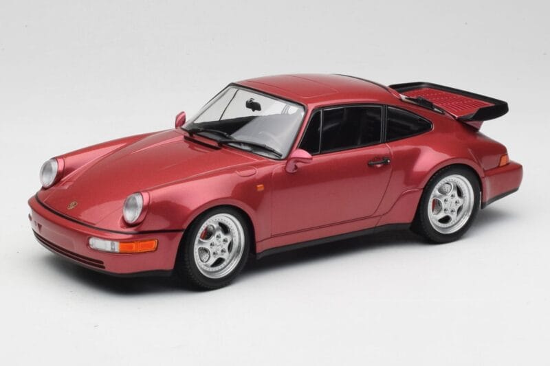 Porsche 911 964 Turbo Röd Minichamps 1:18 155069102 Metall
