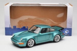 Porsche 911 964 Turbo Wimbledon Green Metallic Solido 1:18 S1803407 Metall — bild 8 av 8