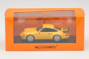 Porsche 911 964 Turbo Gul MaxiChamps 1:43 940069104 Metall — bild 4 av 4