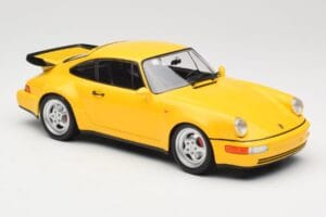 Porsche 911 964 Turbo Gul Minichamps 1:18 155069100 Metall — bild 4 av 6