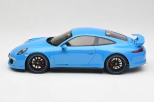 Porsche 911 991 Carrera 4S Aerokit Blå GT Spirit 1:18 GT085 Resin — bild 3 av 6