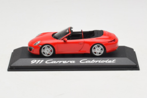 Porsche 911 991 Carrera Cabriolet Röd Minichamps 1:43 WAP0200120C Metall