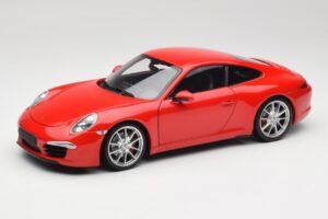 Porsche 911 991 Carrera S Guards Röd Minichamps 1:18 100061020 Metall
