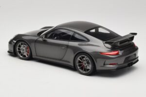 Porsche 911 991 GT3 Grey Metallic Minichamps 1:18 110062720 Metall — bild 7 av 8
