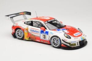 Porsche 911 991.1 GT3 R #3 Frikadelli Racing N. Siedler / K. Abbelen / S. Schmitz 24 Hours of Nurburgring 2016 Minichamps 1:1 — bild 4 av 6