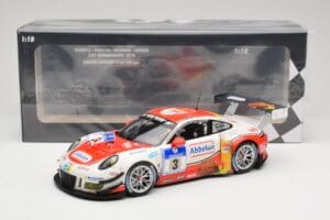 Porsche 911 991.1 GT3 R #3 Frikadelli Racing N. Siedler / K. Abbelen / S. Schmitz 24 Hours of Nurburgring 2016 Minichamps 1:1 — bild 6 av 6