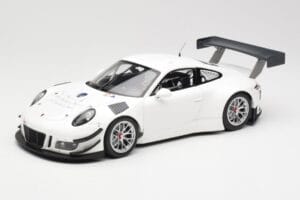 Porsche 911 991.1 GT3 R Vit Med Silverfälgar Minichamps 1:18 153166000 Metall
