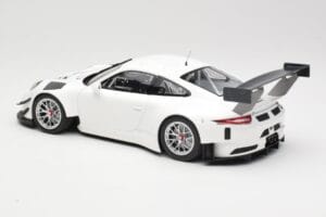 Porsche 911 991.1 GT3 R Vit Med Silverfälgar Minichamps 1:18 153166000 Metall — bild 5 av 6