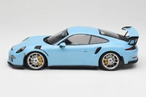 Porsche 911 991.1 GT3 RS Blå Matta Fälgar Minichamps 1:18 153066235 Metall — bild 3 av 6