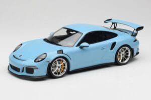 Porsche 911 991.1 GT3 RS Blå Matta Fälgar Minichamps 1:18 153066235 Metall