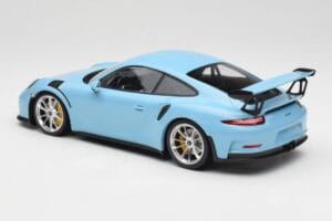 Porsche 911 991.1 GT3 RS Blå Matta Fälgar Minichamps 1:18 153066235 Metall — bild 5 av 6