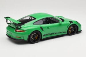 Porsche 911 991.1 GT3 RS Grön Svarta Fälgar Minichamps 1:18 153066228 Metall — bild 2 av 6
