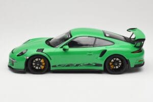 Porsche 911 991.1 GT3 RS Grön Svarta Fälgar Minichamps 1:18 153066228 Metall — bild 3 av 6