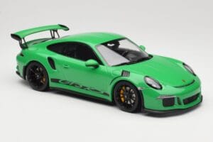 Porsche 911 991.1 GT3 RS Grön Svarta Fälgar Minichamps 1:18 153066228 Metall — bild 4 av 6