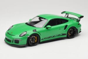 Porsche 911 991.1 GT3 RS Grön Svarta Fälgar Minichamps 1:18 153066228 Metall