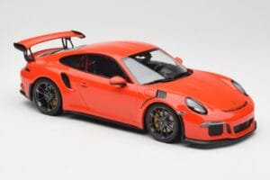 Porsche 911 991.1 GT3 RS Lava Orange Minichamps 1:18 155066220 Metall — bild 4 av 6
