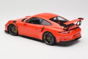 Porsche 911 991.1 GT3 RS Lava Orange Minichamps 1:18 155066220 Metall — bild 5 av 6