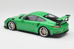 Porsche 911 991.1 GT3 RS Lizard Grön & Silver Hjul Minichamps 1:18 153066229 Metall — bild 5 av 6
